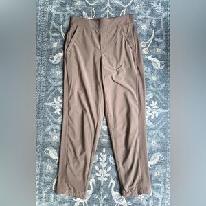 Athleta Tan Track Pants Relaxed Fit Joggers